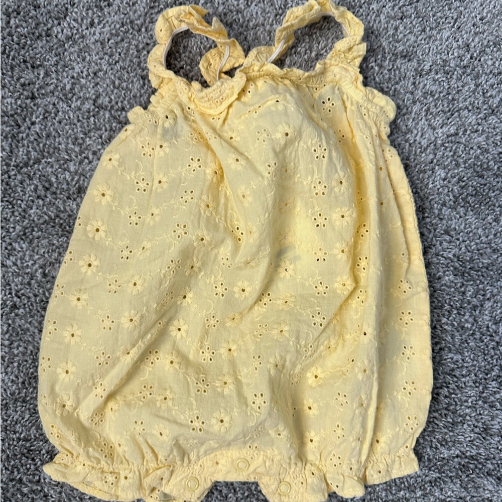 Yellow Baby Romper